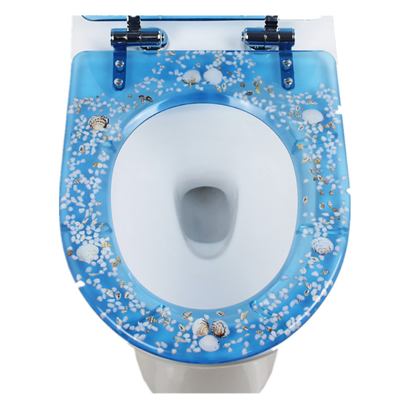 Rosecliff Heights Blue Ocean Toilet Seat Cover Wayfair